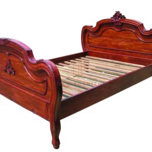 Louis Gothic Bed Antique Furniture