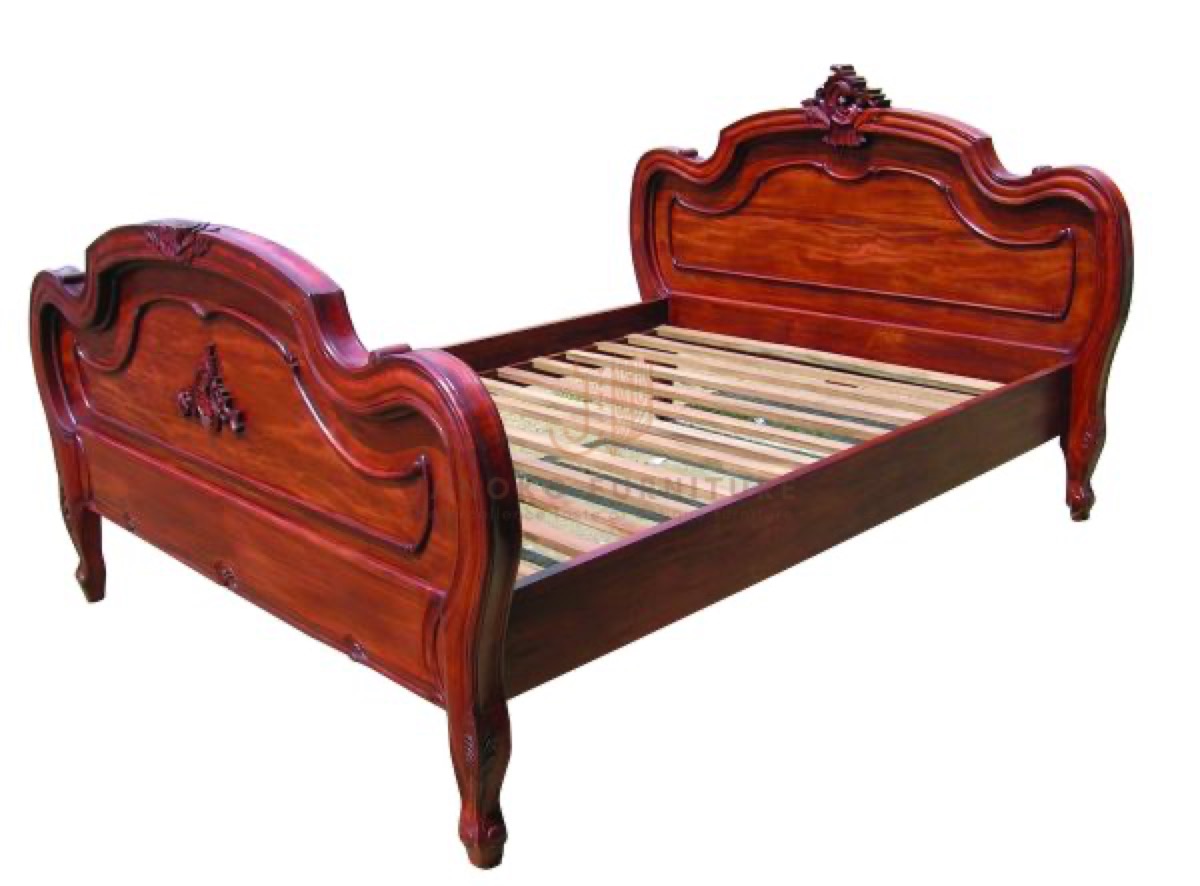 Louis Gothic Bed Antique Furniture