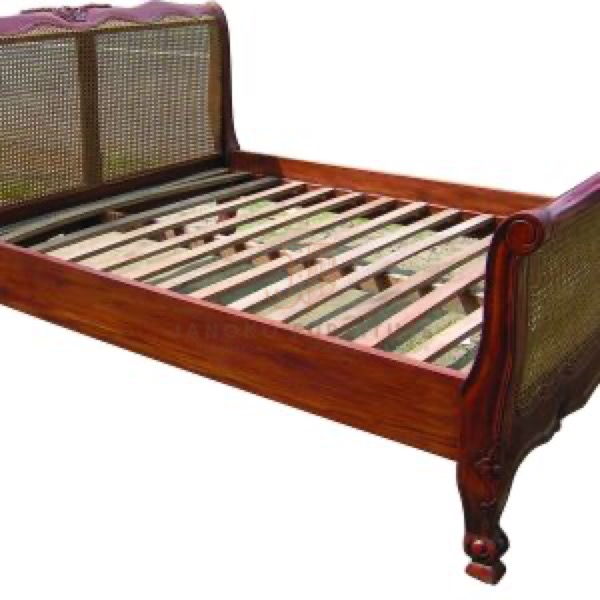 Louis Cane Bed janoko furniture