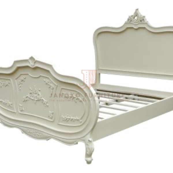 Bed White Antique Furniture