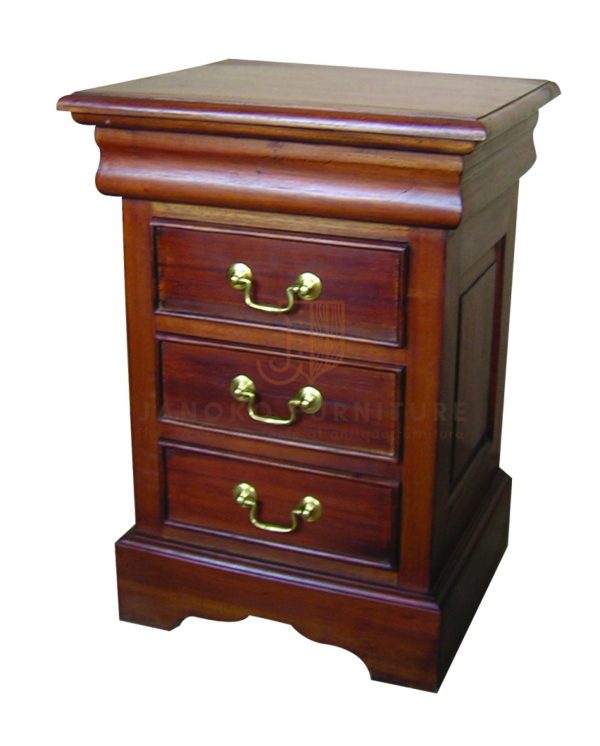 Sleigh Bed Side Chest