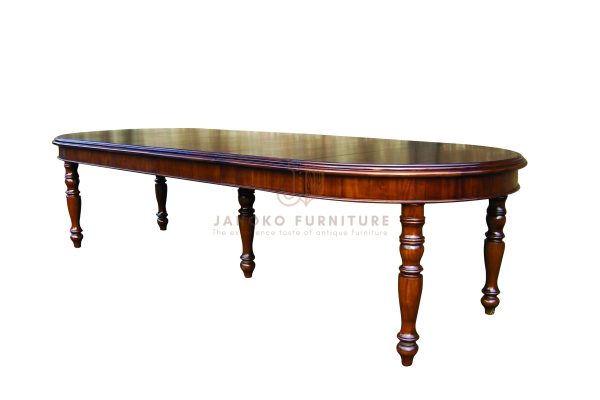 legs extension oval dining table