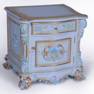 Urania Bed Side Cabinet Soft Blue