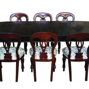 Flute Leg Dining Table